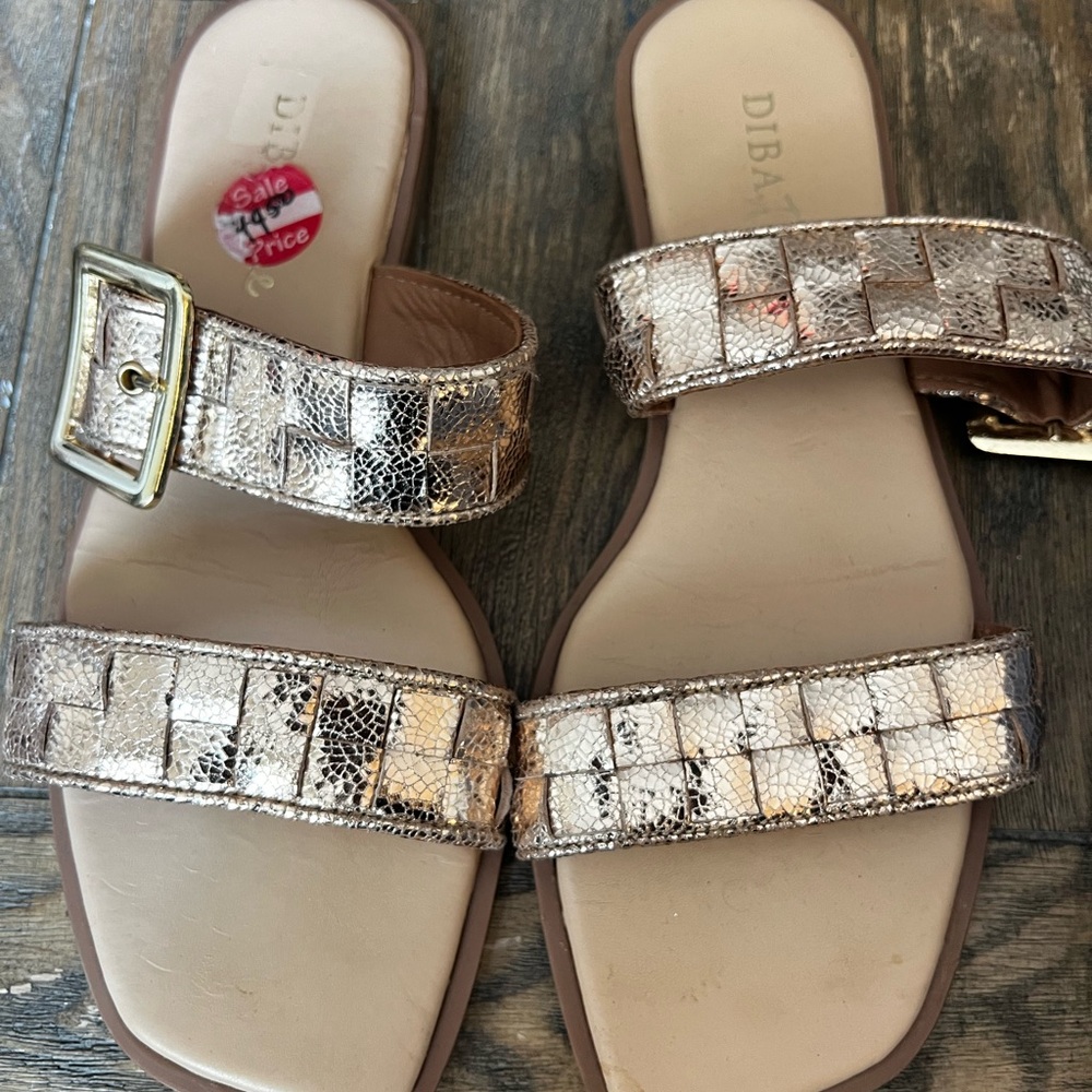 Women's Gold Sandals